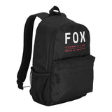 Fox Racing Clean Up Backpack, Slim Everyday School & Street Bag with Laptop Sleeve, Water Bottle Pocket & Adjustable Straps, Black