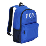Fox Racing Clean Up Backpack, Slim Everyday School & Street Bag with Laptop Sleeve, Water Bottle Pocket & Adjustable Straps, Blue
