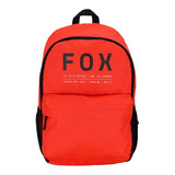 Fox Racing Clean Up Backpack, Slim Everyday School & Street Bag with Laptop Sleeve, Water Bottle Pocket & Adjustable Straps, Fluorescent Red