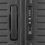 Framelock Max 21” Carry - On Hardshell Zipperless Luggage - Highly Secure Integrated Eazylock™ Mechanism - RightHeight™ Adjustable Handle System - 360° Spinner Wheels - Airline Approved - Asphalt Black