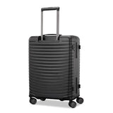 Framelock Max 21” Carry - On Hardshell Zipperless Luggage - Highly Secure Integrated Eazylock™ Mechanism - RightHeight™ Adjustable Handle System - 360° Spinner Wheels - Airline Approved - Asphalt Black