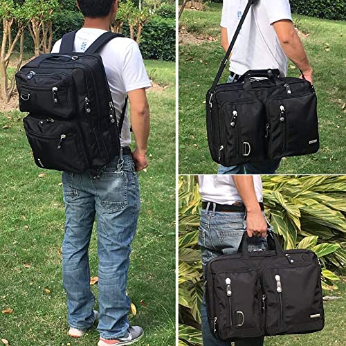 FREEBIZ 18.4 Inches Laptop Bag Multi-function Briefcase Backpack with Handle and Shoulder Strap Fits Up To 19 Inch Laptops Notebook Computer