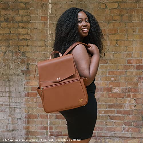 Freshly Picked Classic Diaper Bag II Backpack – Premium Vegan Leather, Large Capacity Baby Bag with Changing Pad, Stylish & Functional for Moms & Dads, Harry Potter