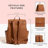 Freshly Picked Classic Diaper Bag II Backpack – Premium Vegan Leather, Large Capacity Baby Bag with Changing Pad, Stylish & Functional for Moms & Dads, Harry Potter