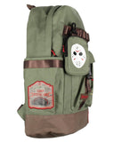 Friday the 13th Backpack Camp Crystal Lake Rugged Travel Backpack w/Padded Laptop Sleeve For Men Women