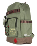 Friday the 13th Backpack Camp Crystal Lake Rugged Travel Backpack w/Padded Laptop Sleeve For Men Women