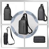 FSD. WG sling Backpack for Men Chest Bag Crossbody Shoulder Bags Travel Hiking Bag Purse for Men with Water Resistant