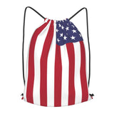 FSQDJLU Patriotic flag of USA Speck Drawstring Backpack Bag Sports Gym Sackpack for Women Men Small