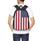 FSQDJLU Patriotic flag of USA Speck Travel Backpack, 15.6 Inch Laptop Computer Bag for Men Women