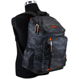 FUEL Durable Top Loader Outdoor Backpack w/Adjustable Straps, Multiple Compartments, Perfect for Travel, Hiking, Work, Classroom, Commuting - Static Camo