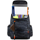 FUEL Durable Top Loader Outdoor Backpack w/Adjustable Straps, Multiple Compartments, Perfect for Travel, Hiking, Work, Classroom, Commuting - Static Camo