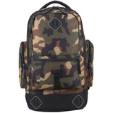 FUEL Everyday Hi - Tech Hiking Carry On Weekender Bag Luggage Rusksack Backpack, Camo/Black