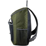FUEL Top Loader Lunch Backpack Set Water Resistant Backpack Bookbag Bag Soft Reusable Insulated Cooler Box Thermal Travel Office Bag, Army Green