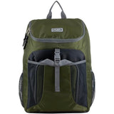 FUEL Top Loader Lunch Backpack Set Water Resistant Backpack Bookbag Bag Soft Reusable Insulated Cooler Box Thermal Travel Office Bag, Army Green
