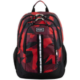 FUEL Travel Laptop Carry On Backpack Sport Shock Multi Large Compartments for College Bookbag, Hiking, Work, 18.5 x 13 x 7 Inches, Red Camouflage