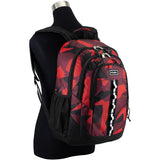 FUEL Travel Laptop Carry On Backpack Sport Shock Multi Large Compartments for College Bookbag, Hiking, Work, 18.5 x 13 x 7 Inches, Red Camouflage