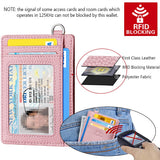 FurArt Slim Minimalist Wallet, Front Pocket Wallets, RFID Blocking, Credit Card Holder for Men - Pink