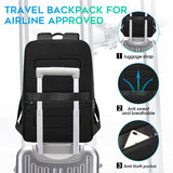 FUTURE AESTHETICS Business Smart Backpack Waterproof for women,men,Fight Approved Durable Backpack suitable as overnight and travel backpack (Green)