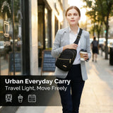 FZRPBRF Small Sling Bag for Women Multi - Pockets Crossbody Bags Daypack Sling Backpack for Travel Daily Outdoor