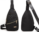 FZRPBRF Small Sling Bag for Women Multi - Pockets Crossbody Bags Daypack Sling Backpack for Travel Daily Outdoor