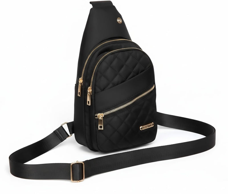 FZRPBRF Small Sling Bag for Women Multi - Pockets Crossbody Bags Daypack Sling Backpack for Travel Daily Outdoor