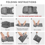 G4Free 10L Hiking Backpack Small Travel Hiking Daypack Lightweight Packable Backpack Casual Foldable Shoulder Bag