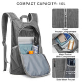 G4Free 10L Hiking Backpack Small Travel Hiking Daypack Lightweight Packable Backpack Casual Foldable Shoulder Bag