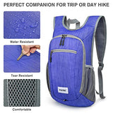 G4Free 10L/15L Hiking Backpack Lightweight Packable Hiking Daypack Small Travel Outdoor Foldable Shoulder Bag