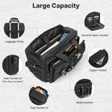 G4Free 17.3 Inch Laptop Messenger Bag for Men, 3 - in - 1 Backpack for Travel Work Weekender, Large Tactical Shoulder Bag (Black)