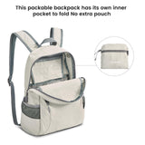 G4Free 20L Lightweight Packable Backpack Travel Hiking Daypack Foldable Backpack for Men Women