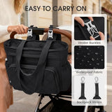 G4Free 3 in 1 Diaper Bag with Insulated Pockets Baby Backpack for Women Men Toddler Diaper Tote with Stroller Buckle Travel Work-Black