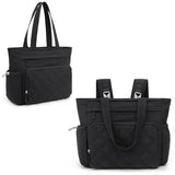 G4Free 3 in 1 Diaper Bag with Insulated Pockets Baby Backpack for Women Men Toddler Diaper Tote with Stroller Buckle Travel Work-Black