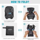 G4Free Lightweight Packable Hiking Backpack for Men Women Small Hiking Daypacks Foldable Shoulder Pack Casual Outdoor Bag 11L