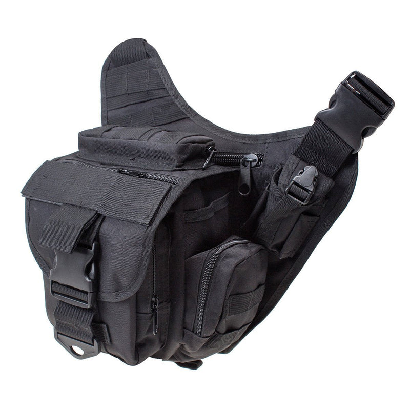 G4Free Multi - functional Tactical Messenger Bag Utility Pouch Versipack (Black)