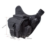 G4Free Multi - functional Tactical Messenger Bag Utility Pouch Versipack (Black)