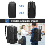 Garment Bags for Travel,45L Carry on Convertible Garment Duffle bag for Men Women - 3 in 1 Hanging Suit Travel Bag with Shoulder Strap