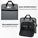 Garment Bags for Travel,46.5'' Waterproof Carry on Garment Bag for Hanging Clothes,Foldable Suit Bag for Travel Business