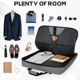 Garment Bags for Travel,46.5'' Waterproof Carry on Garment Bag for Hanging Clothes,Foldable Suit Bag for Travel Business