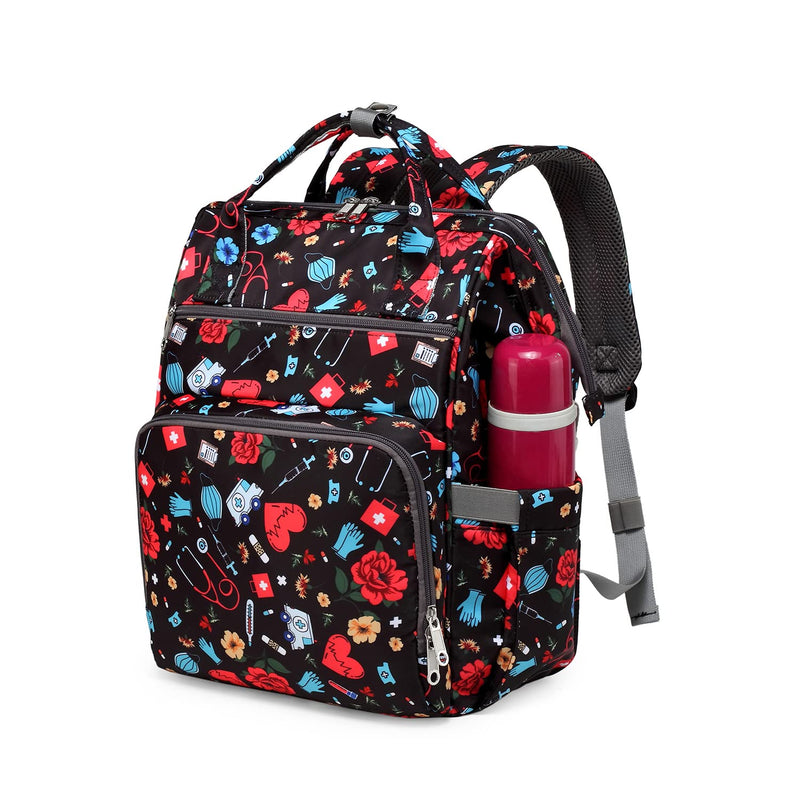 Gatycallaty Large Backpack Purse for Women - 10.6"L x 7.6"W x 16.4"H, 20L Capacity, 2 Compartments and 12 Pockets, Holds up to 15.6" Laptop