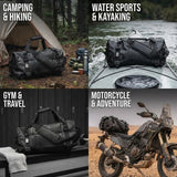 GBY Waterproof Dry Bag Duffle 56L – Large Travel, Camping & Outdoor Bag, Convertible Backpack, Sports, Gym, Durable & Portable