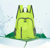 Geboldil Men's and women's leisure waterproof travel backpack green