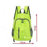 Geboldil Men's and women's leisure waterproof travel backpack green