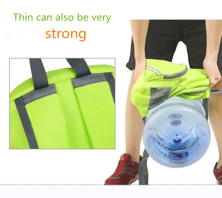 Geboldil Men's and women's lightweight foldable hiking travel backpack waterproof camping backpack blue