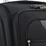 Gecheer Softside Expandable 3 - Piece Luggage Set – 22”, 26”, 30” Lightweight Spinner Suitcases with TSA Lock, 360° Wheels, and External Zippered Pockets YHSZJ - PP283608AAB