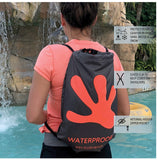 geckobrands Drawstring Travel Backpack 10L - Waterproof Lightweight Travel Dry Bag for Beach, Hiking, and Light Water Activities for Men & Women