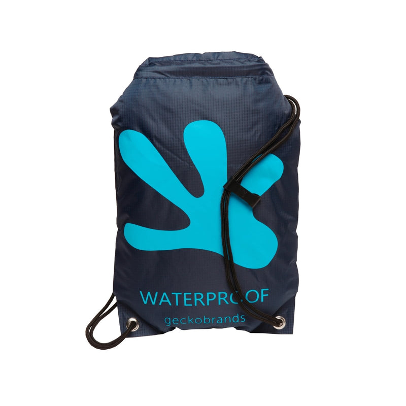 geckobrands Drawstring Travel Backpack 10L - Waterproof Lightweight Travel Dry Bag for Beach, Hiking, and Light Water Activities for Men & Women