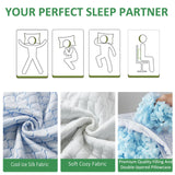 Gehannah Travel Pillow - Large 1 Pack Compressible Camping Pillow for Sleeping - Shredded Memory Foam with 1 Storage Bags - Supportive for Adults, Kids, Outdoor, Backpacking, Hiking Gear