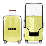 GigabitBest 30 Inch Clear PVC Luggage Cover, 0.2mm Thick Lightweight Waterproof, Dustproof, Anti-Scratch Suitcase Cover, Luggage Covers for Suitcase TSA Approved, Fits 30