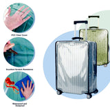 GigabitBest 30 Inch Suitcase Cover for Luggage,1.5mm Thickness Clear Luggage Covers for Suitcase TSA Approved Suitable 30 - 31 Inch Suitable for Long Travel Accessories