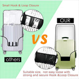 GigabitBest 30 Inch Suitcase Cover for Luggage,1.5mm Thickness Clear Luggage Covers for Suitcase TSA Approved Suitable 30 - 31 Inch Suitable for Long Travel Accessories